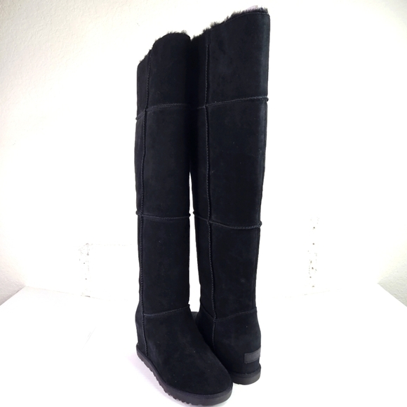 UGG Classic Femme OTK over the knee wedges. - Picture 1 of 9
